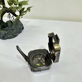 Brass Compass Vintage Surveying Nautical Compass for Navigational/Traveling/Hiking/Tracking/Camping Tool Survival Outdoor Compass