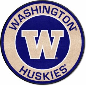 سجادة FANMATS 18647 Washington Huskies Roundel - 27 بوصة. القطر
