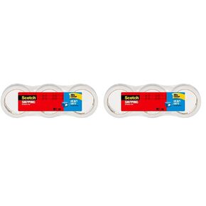 3M Company TV205153 Tape, Clear, 3 roll pack