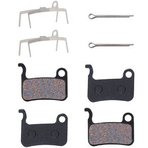 2 Pairs of Disc Brake Pads for Shimano Deore, XT, XTR, LX, SLX, Hone, Alfine, and Saint Disc Brakes - Suitable for Mountain Bikes, Road Bicycles, and MTBs