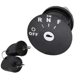Ignition Key Switch & Keys for EZGO RXV Electric 48V Golf Cart 2008-Up Replaces #605637、609682、611283