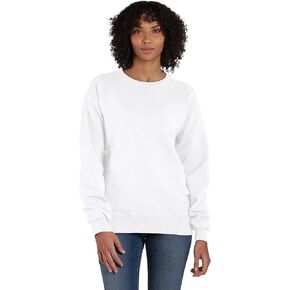 بلوفر بغطاء رأس Hanes ComfortWash Tearaway - قطن ممتاز، أساور وحاشية مضلعة، جيب أمامي، ملابس كاجوال - أبيض