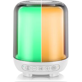 Green Light Therapy Lamp for Migraine Relief and Anxiety Alleviation | Wireless Speaker with Soothing White Noise for Sleep | Dual-Mode Light | Sound Therapy in Saudi Arabia