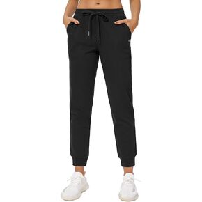 Stelle Womens High Waist Drawstring Jogger Athletic Lounge Sweatpants with Pockets
