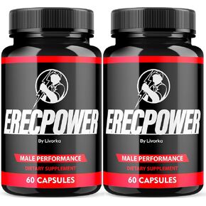 (2 Pack) Erecpower Capsules, Erecpower Pills, Erecpower, Erecpower Capsules Reviews, Erecpower Pills Reviews, Erecpower Advanced Formula 120 Capsules for 2 Months