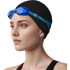 Silicone Swim Cap Adult Swim Cap Waterproof Swimming Caps for Men Women Long Hair Swim Cap Unisex Adult Bathing Cap