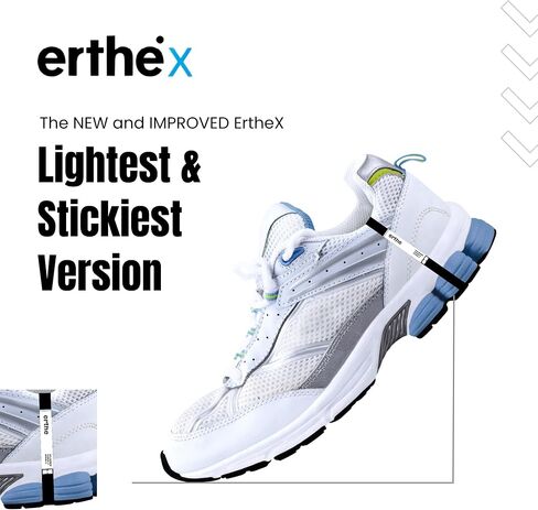 أشرطة التأريض Erthe 2024 للأحذية - أشرطة أحذية التأريض من Earthling 3.0 - أشرطة التأريض من Erthe Straps لأحذية التأريض - منتجات التأريض أشرطة التأريض (أبيض، عبوتان) in Kuwait