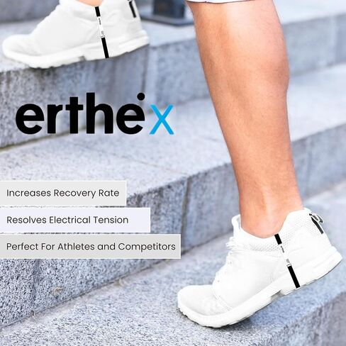 أشرطة التأريض Erthe 2024 للأحذية - أشرطة أحذية التأريض من Earthling 3.0 - أشرطة التأريض من Erthe Straps لأحذية التأريض - منتجات التأريض أشرطة التأريض (أبيض، عبوتان) in Kuwait