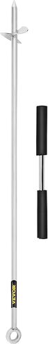 VEVOR Sand Anchor, 36" Length Auger to The Beach and Sandbar, 316 Stainless Steel Screw Anchor with Removable Handle, Bungee Line & Carry Bag, for Jet Ski PWC Pontoon Kayak in Saudi Arabia