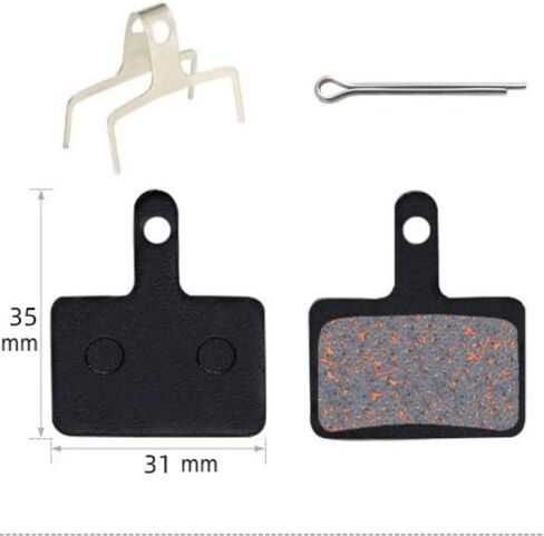 زوجان من وسادات فرامل القرص، وسادات فرامل الدراجة متوافقة مع TRP Tektro Shimano Deore (نحاس شبه معدني)، أسود in Saudi Arabia