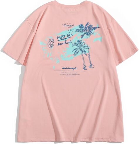 maamgic Mens Graphic T-Shirts Soft Cooling Touch Tees with Pocket in Kuwait