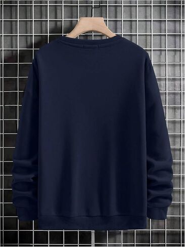 GORGLITTER Men's Bear Graphic Sweatshirts Round Neck Long Sleeve Pullover Tops Hoodie in Saudi Arabia