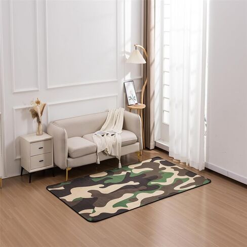 Meeting Story Kids rug Carpet play mat bedroom rug 5x8,Camo Area rug for boys kids playroom bedroom carpet(Green) in Saudi Arabia