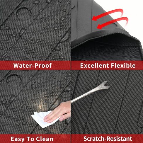 بطانة سرير شاحنة Xipoo متوافقة مع 2024 Tesla Cybertruck Bed Mat Truck Bed Protector TPE Truck Mat Cargo بطانة بديلة لملحقات Tesla Cybertruck 2024 (حصيرة سرير الشاحنة) in Kuwait