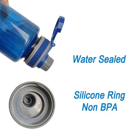 2Pcs Water Bottle Lid Compatible for Nalgene 32 oz for Nalgene Water Bottle,BPA Free,Thick Wide Mouth Lid with Ring for carrying Compatible for Nalgene 32 oz Replacement Lid Black 2Pcs in Saudi Arabia