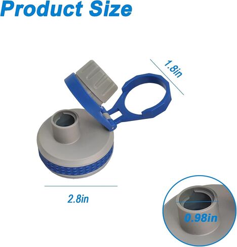 2Pcs Water Bottle Lid Compatible for Nalgene 32 oz for Nalgene Water Bottle,BPA Free,Thick Wide Mouth Lid with Ring for carrying Compatible for Nalgene 32 oz Replacement Lid Black 2Pcs in Saudi Arabia
