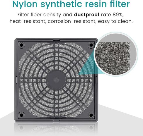 Wathai 4 Pack 90mm Fan Filters for PC Case Fan Dust Filter Cover Computer Mess in Saudi Arabia