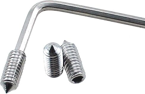 RLECS 150PCS M2x10mm Stainless Steel Pointed Set Screw Silver Cone Point Socket Head Cap Screw Suitable for Mechanical and Electronic Equipment and Building Facilities Connection in Saudi Arabia