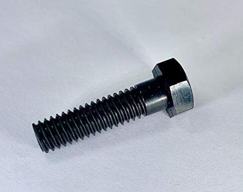Small Parts 31C300HCSNB Hex Black Head Screw, Nylon, External Hex, 5/16"-18 Thread Size, 3" Long (Pack of 25) in Saudi Arabia