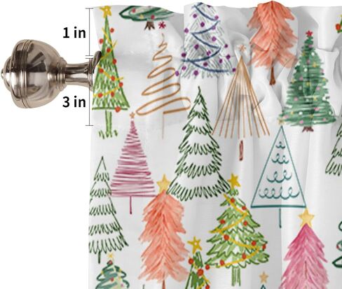 Kitchen Curtains and Valance Set, Harvest Fall Curtain Valance and Tier Rod Pocket Window Curtain Tiers for Bedroom Bathroom 3 Piece Curtain 24 Inch Length Thanksgiving Pumpkin Maple Leaf in Saudi Arabia