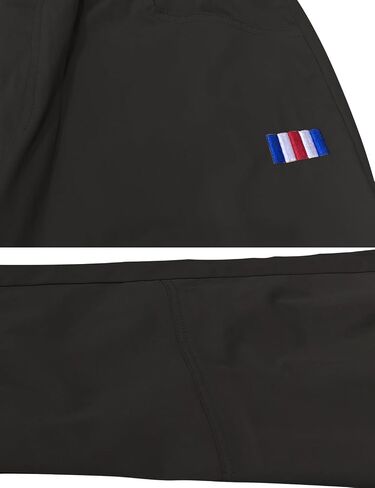 Men's Outdoor Jogging Casual Pants with Embroidery Label and Drawstring Stretch Waist Slim Fit Lightweight Hiking Pants in Saudi Arabia