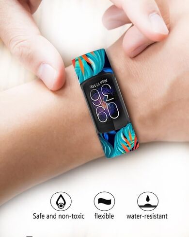 Sport Bands Compatible with Charge 6 /Charge 5 for Women Men,Soft Waterproof Replacement Straps Wristbands for Charge Advanced Fitness Tracker in Saudi Arabia