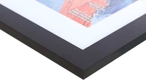 Kiera Grace Matted Classic Langford Picture Frame, 11" x 14", Black in Kuwait