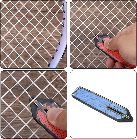 PATIKIL Tennis Cross String Saver with Applicator Tennis String Shock Absorber for Protecting Racket in Saudi Arabia