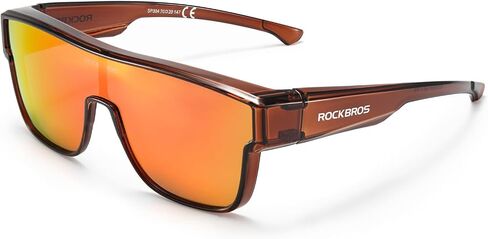 ROCKBROS Polarized Fit Over Glasses Sunglasses 100% UV400 Protection for Men Women,Wrap Around Sunglasses for Driving Cycling in Saudi Arabia