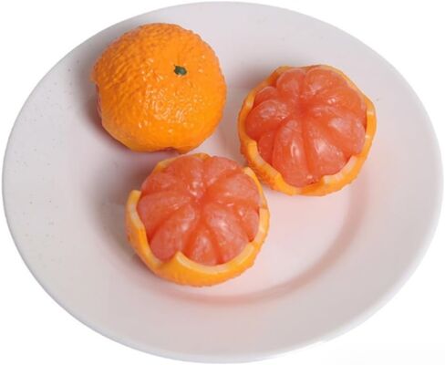 6 قطع من فاكهة اليوسفي الاصطناعية محاكاة فاكهة نابضة بالحياة لتزيين المنزل والمطبخ in Kuwait