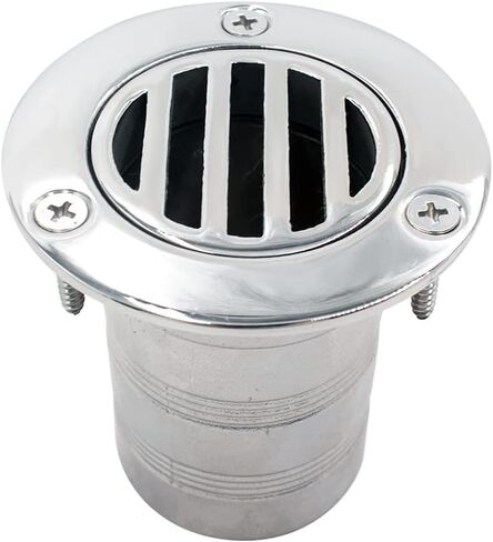 2 inch (50mm) Boat Deck Drain Marine 316 Stainless Steel Yacht Boat Floor Drain Scupper for 50MM Inner Diameter Pipes with Screws in Kuwait