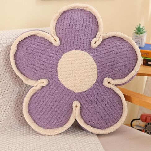 Menoeceus حكيم زهرة خضراء وسادة زهرة على شكل رمي وسادة أرضية وسادة زهرة الزخرفية رمي وسادة لطيف زهرة وسادة الجلوس للأريكة كرسي السرير (الأخضر، 15.7 ") in Kuwait