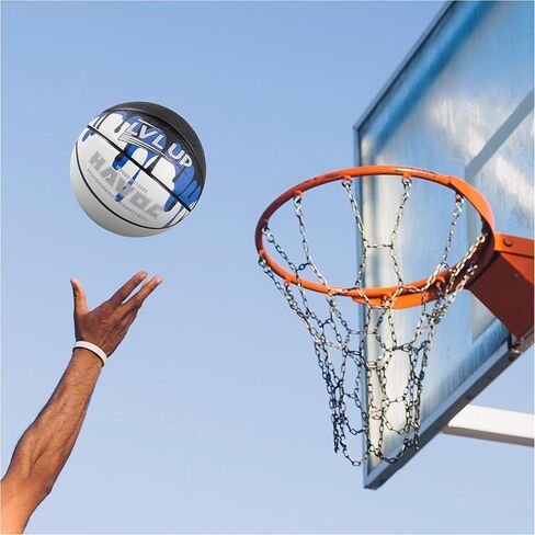 LVL Up Havoc Series Basketball Bundle - Premium Composite Leather That Provides Extra Grip and Control, Deep Channel Construction Ideal for Outdoor Streetball Games, Includes Pump and Needle in Saudi Arabia