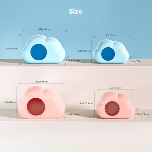 BUCATSTATE Hamster Hideout Ceramic, Mushroom Shape Hamster House and Habitats Cool Bed Ideal for All Season Dwarf Hamster Gerbil Mice Golden Bear (Brown-Large) in Saudi Arabia