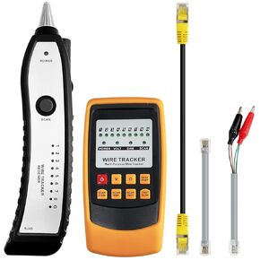 Sutekus Cable Tracer Wire Tracker RJ11 RJ45 Cable Toner Line Finder Ethernet LAN Network Cable Collation Telephone Cable Tester Continuity Checking
