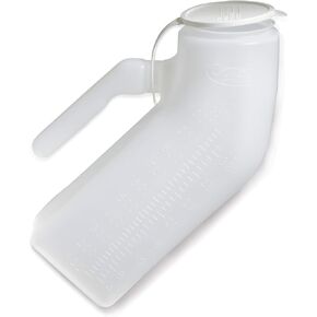 Carex Portable Urinal For Men - Male Urinal and Travel John - Plastic Urinal