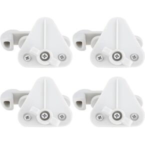 Pontoon Boat Door Latch Replacement Kit, Universal Pontoon Boat Gate Latches Replacement for Square Frames 1-1.25 Inch, Fits Left- or Right-Hinge Gate, Includes Hardware