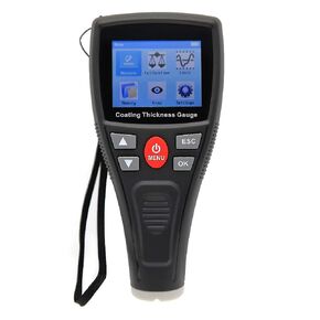Digital Coating Thickness Gauge Industrial Paint Thickness Meter Lab Thickness Tester AMF117