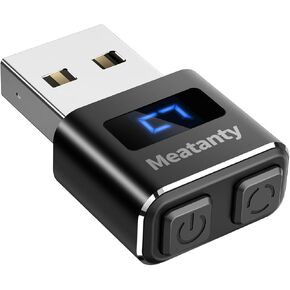 meatanty Metal Tiny Mouse Jiggler, USB Mouse Mover Undetectable, Automatic Wiggler with Screen, 3 Modes Mouse Moving Device, Giggler Toggler Juggler Keep Computer Laptop Awake Office Remote Work-Gold