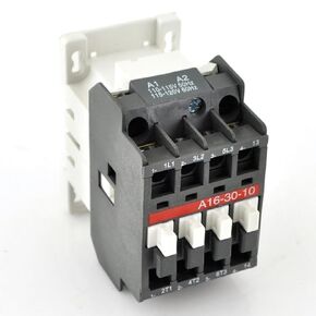 ABB, A16-30-10-81, 3 Pole, 17 Amps, 24VAC Coil, IEC Rated Contactor
