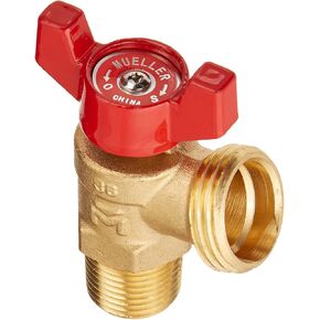 Mueller 102-053HN 1/2" Boiler Drain, 1/2-Inch