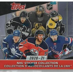 Topps 2020-21 NHL Sticker Collection Box