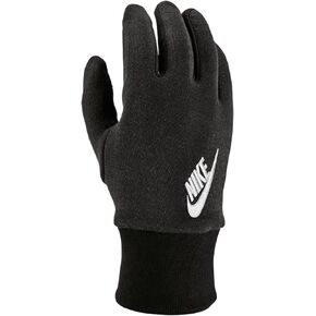 Nike Mens Club Fleece Training Gloves Black | Black | White Medium