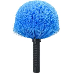 Cobweb Duster Head Brush, Spider Web Brush for Cleaning Spider Webs Outdoor & Indoor, Screw-on Corner Duster Fits Standard Acme Threaded Extension Poles, Webster Cobweb Duster Brush