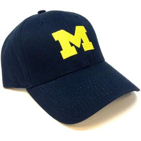 Officially Licensed Michigan Classic Logo Embroidered MVP Adjustable Hat Multicolor