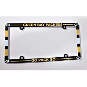 Wincraft NFL Green Bay Packers LIC Plate Frame Full Color