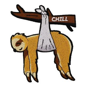 Sloth Funny Embroidered Iron On Patch