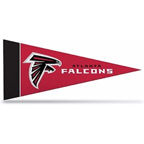 NFL Atlanta Falcons 8-Piece 4-Inch by 9-Inch Classic Mini Pennant Décor Set
