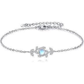 POPLYKE 925 Sterling Silver Butterfly Crystal Bracelet Women's Sterling Silver Animal Bracelet Jewellery, Women's Gift for Mom, Birthday Gift.