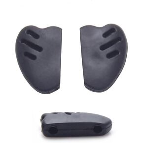 QYAJS Sunglass Nose Pads Cycling Sports Glasses Nose Rubber Nose Holder 1Pair Black